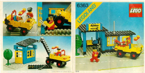 Manual Lego set 6363 Town Auto repair shop