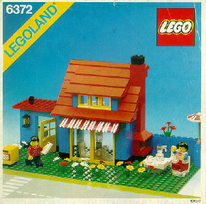 Manual Lego set 6372 Town Casă