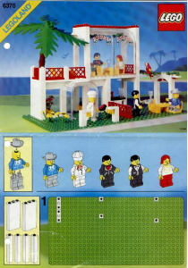 Mode d’emploi Lego set 6376 Town Café