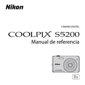 Manual de uso Nikon Coolpix S5200 Cámara digital