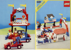 Bedienungsanleitung Lego set 6381 Town Autorennen