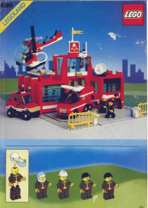 Manual Lego set 6389 Town Fire control center