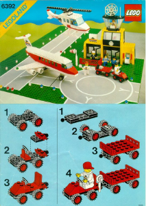 Manual de uso Lego set 6392 Town Aeropuerto