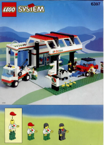 Manual Lego set 6397 Town Gas and wash express