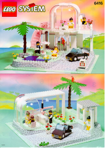 Manual Lego set 6416 Town Poolside paradise