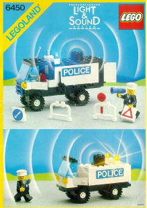 Manual de uso Lego set 6450 Town Camión de la policía móvil