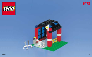 Mode d’emploi Lego set 6478 Town Caserne de pompiers