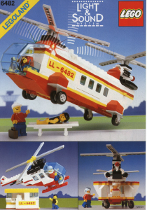 Handleiding Lego set 6482 Town Reddingshelikopter