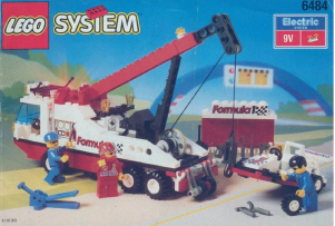 Manual Lego set 6484 Town F1 hauler