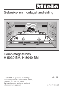 Handleiding Miele H 5040 BM Oven