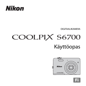 Käyttöohje Nikon Coolpix S6700 Digitaalikamera