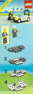 Bedienungsanleitung Lego set 6506 Town Polizeifahrzeug