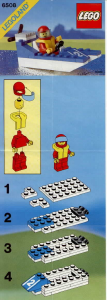 Mode d’emploi Lego set 6508 Town Hors-bord