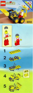 Mode d’emploi Lego set 6512 Town Le bulldozer