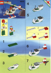 Mode d’emploi Lego set 6515 Town Hélicoptère octan