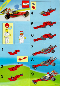 Mode d’emploi Lego set 6526 Town Red line racer