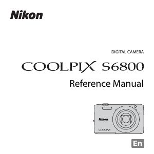 Manual Nikon Coolpix S6800 Digital Camera