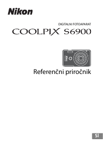 Priročnik Nikon Coolpix S6900 Digitalni fotoaparat