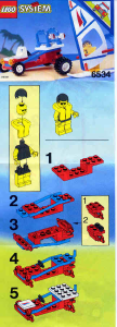 Manual Lego set 6534 Town Beach bandit