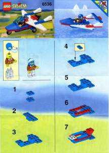 Mode d’emploi Lego set 6536 Town Aero hawk