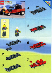 Manual Lego set 6538 Town Rebel roadster