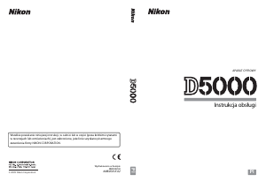 Instrukcja Nikon D5000 Aparat cyfrowy