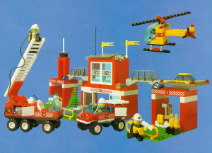 Mode d’emploi Lego set 6554 Town Pompiers