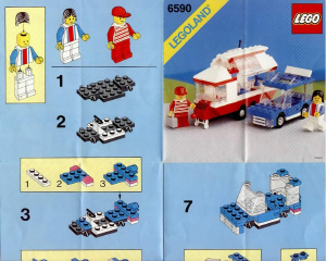 Manuale Lego set 6590 Town Camper