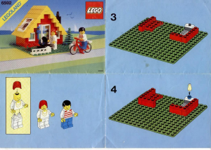 Bedienungsanleitung Lego set 6592 Town Ferienhaus