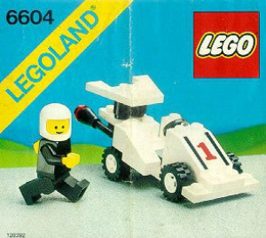Manual Lego set 6604 Town Formula 1 racer