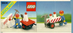 Mode d’emploi Lego set 6606 Town Travaux routiers