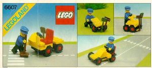 Manual Lego set 6607 Town Service truck