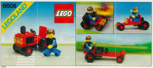Manual Lego set 6608 Town Tractor