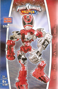 Handleiding Mega Bloks set 5756 Power Rangers Space Patrol Delta