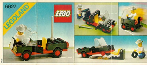 Manuale Lego set 6627 Town Auto convertibile