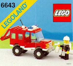 Mode d’emploi Lego set 6643 Town Camion de pompiers