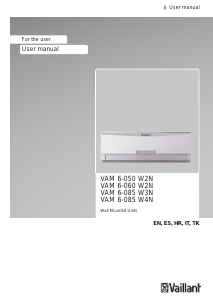 Manual Vaillant VAM 6-050 W2N Air Conditioner