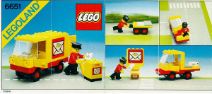 Mode d’emploi Lego set 6651 Town Camion de courrier