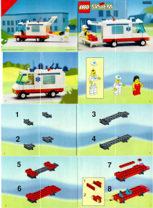 Bedienungsanleitung Lego set 6666 Town Rettungswagen