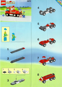 Manual Lego set 6670 Town Rescue rig