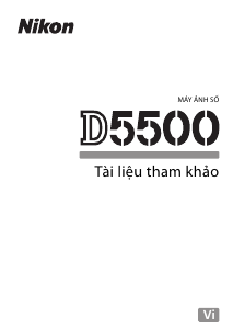 Hướng dẫn sử dụng Nikon D5500 Máy ảnh kỹ thuật số