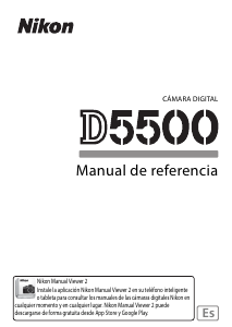Manual de uso Nikon D5500 Cámara digital