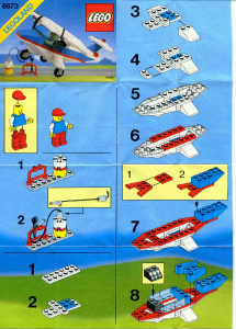 Mode d’emploi Lego set 6673 Town Avion
