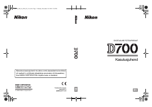Kasutusjuhend Nikon D700 Digitaalne kaamera
