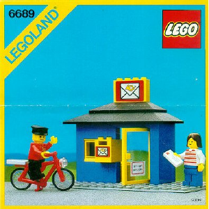 Bruksanvisning Lego set 6689 Town Postkontor