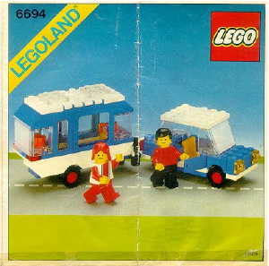 Mode d’emploi Lego set 6694 Town Camper