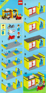 Mode d’emploi Lego set 6699 Town Cycle fix-it shop