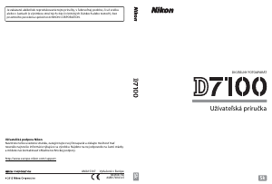 Návod Nikon D7100 Digitálna kamera