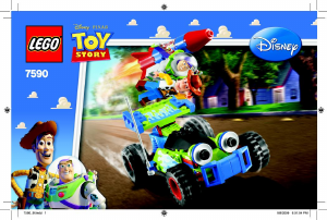 Handleiding Lego set 7590 Toy Story Woody en Buzz schieten te hulp