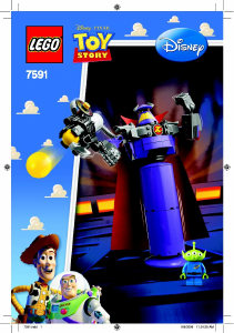 Handleiding Lego set 7591 Toy Story Bouw een Zurg